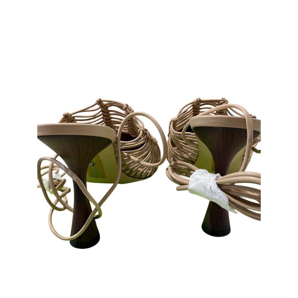 Sam Edelman Trinity Sesame Suede Woven Lace-Up 9.5 NWTB - Picture 4 of 11